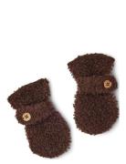 Mittens Bouclé Merino Wool Accessories Gloves & Mittens Mittens Brown Smallstuff