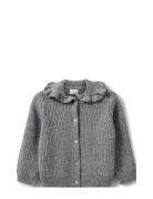 Hennysk Cardigan Tops Knitwear Cardigans Grey Sofie Schnoor Baby And Kids