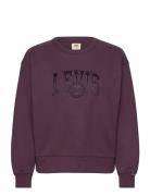 Graphic Heritage Crew Crew App Tops Sweatshirts & Hoodies Sweatshirts Purple LEVI´S Women