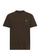 Classic Fit Jersey Crewneck T-Shirt Tops T-Kortærmet Skjorte Brown Polo Ralph Lauren