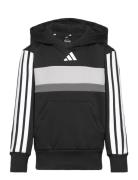 J 3S Tib Fl Hd Tops Sweatshirts & Hoodies Hoodies Black Adidas Sportswear