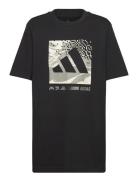 J Camo Logo Tee Tops T-Kortærmet Skjorte Black Adidas Sportswear