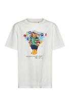 Polo Bear Cotton Jersey Tee Tops T-Kortærmet Skjorte White Ralph Lauren Kids