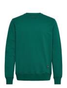 Light Terry Asker Sweat Tops Sweatshirts & Hoodies Sweatshirts Green Mads Nørgaard