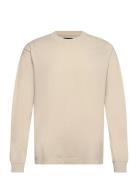 Cotton Jersey Dye Frode Tee Ls Tops T-Langærmet Skjorte Beige Mads Nørgaard