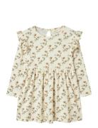 Nmfgavo Eno Ls Dress Lil Dresses & Skirts Dresses Casual Dresses Long-sleeved Casual Dresses Cream Lil'Atelier