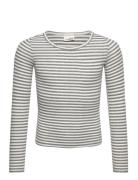 Petriciasy T-Shirt Long Sleeve Tops T-shirts Long-sleeved T-Skjorte Grey Sofie Schnoor Young