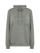 Sc-Banu Tops Sweatshirts & Hoodies Sweatshirts Khaki Green Soyaconcept