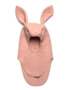 Balaclava Ears Cotton Fleece Accessories Headwear Balaclava Pink Huttelihut