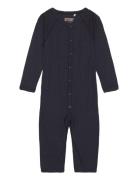 Suit Ls Wool Langærmet Body Navy Huttelihut