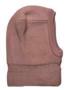 Balaclava Wool Knit Windstop Accessories Headwear Balaclava Pink Huttelihut