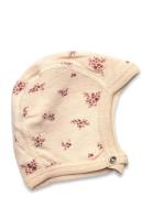 Helmet, Single Layer - Aop Accessories Headwear Hats Baby Hats Cream CeLaVi