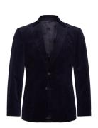 Slim Cord Suit Jacket Suits & Blazers Blazers Single Breasted Blazers Navy GANT