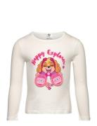Tshirt Tops T-shirts Long-sleeved T-Skjorte Cream Paw Patrol