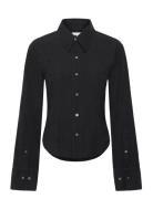 Shape Shirt Tumbled Black Designers Shirts Long-sleeved Black Hope