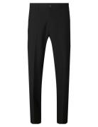 Slh220-Loose Robert Flex Pant Bottoms Trousers Casual Black Selected Homme