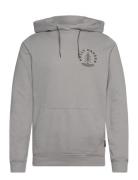 F2F Organic Cotton Hoodie Tops Sweatshirts & Hoodies Hoodies Grey Helly Hansen