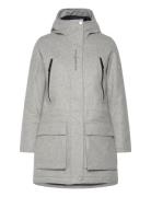 W Glacier Bay Wool Parka Outerwear Parka Coats Grey Sail Racing