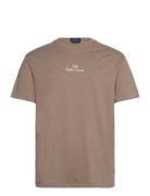 Classic Fit Logo Jersey T-Shirt Tops T-Kortærmet Skjorte Beige Polo Ralph Lauren