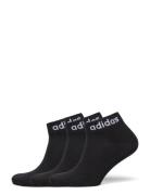 T Lin Ankle 3P Lingerie Socks Footies-ankle Socks Black Adidas Performance