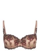 Champs Elysees Co Bra Underw. Half Cup Balconnet Lingerie Bras & Tops Balc Tte Bras Brown CHANTELLE