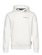 Bowman Logo Hood Tops Sweatshirts & Hoodies Hoodies White Sail Racing