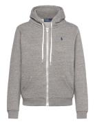 Fleece Full-Zip Hoodie Tops Sweatshirts & Hoodies Hoodies Grey Polo Ralph Lauren