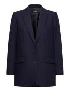 Viva Arrow Strass Perm Blazers Single Breasted Blazers Navy Zadig & Voltaire