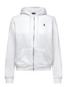 Fleece Full-Zip Hoodie Tops Sweatshirts & Hoodies Hoodies White Polo Ralph Lauren