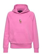 Big Pony French Terry Hoodie Tops Sweatshirts & Hoodies Hoodies Pink Ralph Lauren Kids