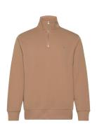 Reg Shield Half Zip Sweat Tops Sweatshirts & Hoodies Sweatshirts Beige GANT