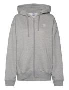 Ess Fz Hoodie Sport Women Sport Clothing Sport Sweatshirts & Hoodies Sport Hoodies Grey Adidas Originals