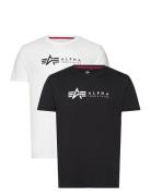 Alpha Label T 2 Pack Tops T-Kortærmet Skjorte Multi/patterned Alpha Industries