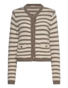 Frbelinda Car 1 Tops Knitwear Cardigans Beige Fransa