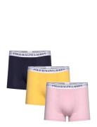 Classic Stretch-Cotton Trunk 3-Pack Boxershorts Navy Polo Ralph Lauren Underwear