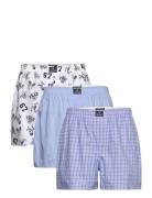 Cotton Boxer 3-Pack Underwear Boxer Shorts Blue Polo Ralph Lauren Underwear