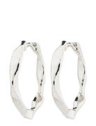 Dawn Recycled Earrings Accessories Jewellery Earrings Hoops Silver Pilgrim