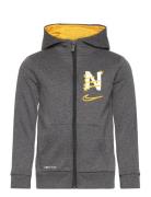 Dh-Dri-Fit Full Zip Hoody Sport Sweatshirts & Hoodies Hoodies Grey Nike