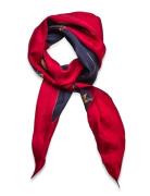 Print Silk Twill Diamond Scarf Accessories Scarves Lightweight Scarves Navy Lauren Ralph Lauren