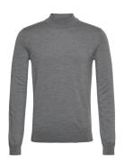 San Matteo-M Tops Knitwear Round Necks Grey HUGO