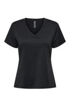 Onpcore Life Vn Ss Reg Tee Noos Sport Sport Clothing Sports Tops & T-shirts Sport T-Skjorte Black Only Play
