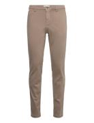 Benni Trousers Regular Hyperchino Color Xlite Bottoms Trousers Chinos Beige Replay