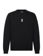 Regular Fit Crewneck Tops Sweatshirts & Hoodies Sweatshirts Black HAN Kjøbenhavn