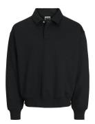 Jcoconcrete Polo Sweat Tops Sweatshirts & Hoodies Sweatshirts Black Jack & J S