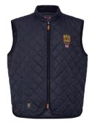 Trenton Quilted Vest Designers Vests Navy Morris