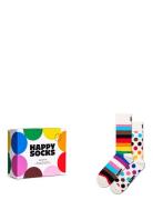 2-Pack Pride Socks Gift Set Underwear Socks Regular Socks White Happy Socks