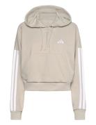 W 3S Ft Qz Hd Sport Women Sport Clothing Sport Sweatshirts & Hoodies Sport Sweatshirts Beige Adidas Sportswear