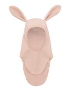 Balaclava Ears Cotton Fleece Accessories Headwear Balaclava Pink Huttelihut