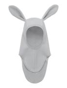 Balaclava Ears Cotton Fleece Accessories Headwear Balaclava Grey Huttelihut