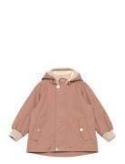 Matwally Fleece Lined Spring Jacket. Grs Outerwear Shell Clothing Shell Jacket Orange MINI A TURE